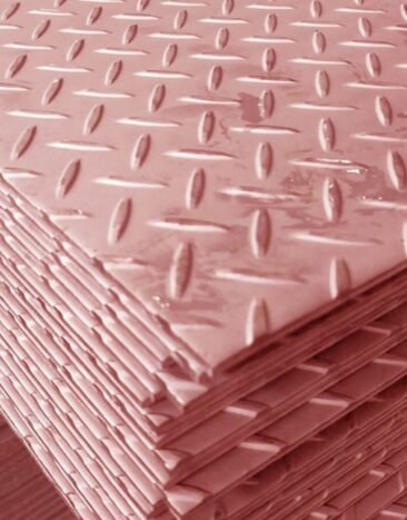 COPPER CHEQUERED PLATE