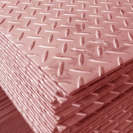 COPPER CHEQUERED PLATE